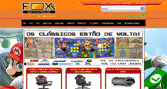 Desktop Screenshot of lojafoxgames.com.br